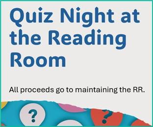 Quiz Night at the Reading Room - 23rd Nov.